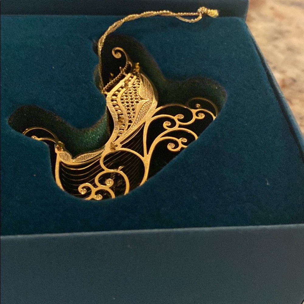 Baldwin Victorian Sleigh Christmas ornament.